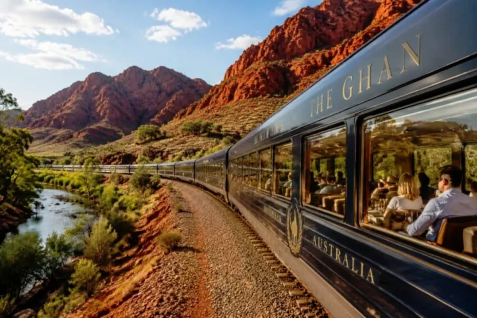 luxury rail journeys in australia